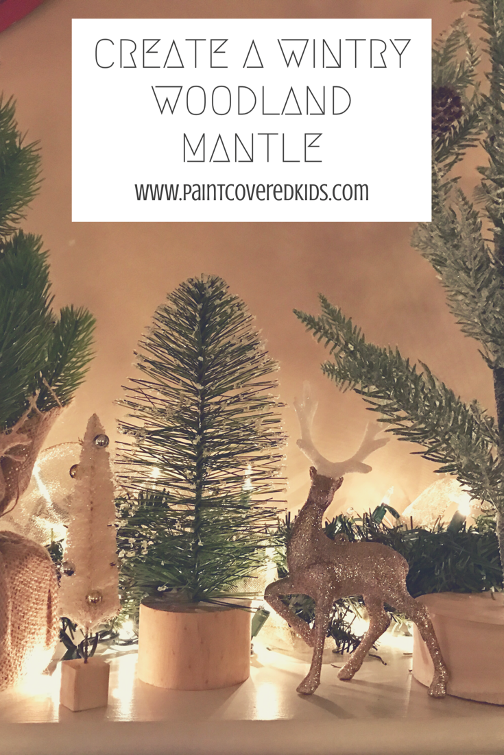 Get inspired to create your own wintry woodland mantle with some helpful tips!